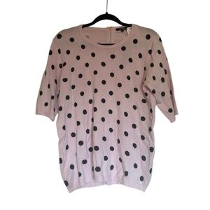 NWT Premise Pink Polka Dot Top Size Large (L)